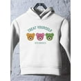 thumbnail image 3 of Treat Yourself With Kindness Hoodie Toddler -Image by Shutterstock,  4 Toddler, 3 of 4