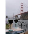 thumbnail image 2 of Blaustein, Alan 11x14 White Modern Wood Framed Museum Art Print Titled - Dream Cafe Golden Gate Bridge - 38, 2 of 4