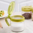 thumbnail image 4 of WRKEKC Clearance ‌Glass Seasoning Jar with Spoon‌ - Transparent Thickened Design, Suitable for Kitchen Countertop, Includes 1 Spoon, Sturdy & Durable, Keeps Condiments Fresh & Organized, 4 of 6