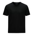 thumbnail image 4 of Tawop Mens Shirts Short Sleeve Mesh Back Summer Mens Tshirts Breathable Athletic Casual Shirts,Black,L, 4 of 7