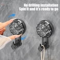 thumbnail image 4 of Nilvkv Suction Cup Hooks Clothes Hooks Bag Key Hooks Bathroom Hooks Hole, 4 of 6
