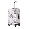 thumbnail image 2 of Kdxio Rabbit And Butterfly Pattern Luggage Cover for Travel,Elastic and Durable,Fits 18-32 Inch,-No luggage included, 2 of 8