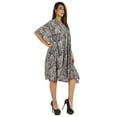 thumbnail image 2 of Moomaya Womens Short Kaftan Cover Up Night Dress Kaftan Gown Kimono Sleeve&nbsp;Beachwear, 2 of 7