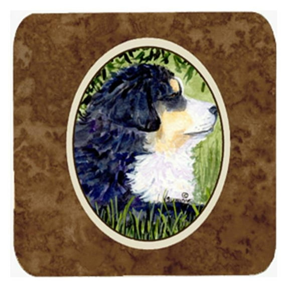 Bernese Mountain Dog Foam Coasters, Set - 4