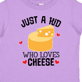 thumbnail image 4 of Inktastic Cheese Lover Kids Boys or Girls Toddler T-Shirt, 4 of 5