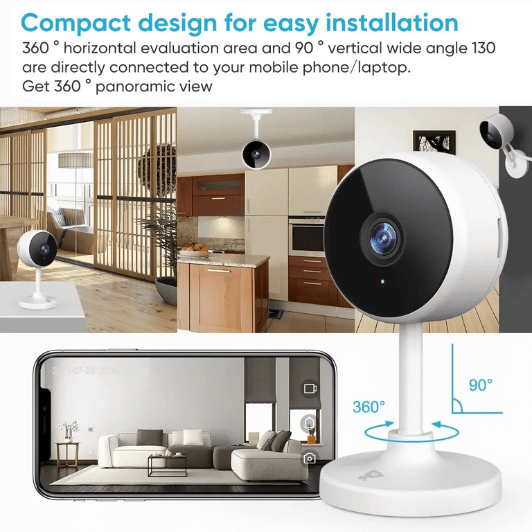 connected home smart Wi-Fi indoor mini security camera