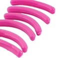 thumbnail image 5 of Women Makeup Tool Fuchsia Flexible Rubber Refill Eyelash Curler Pad 6 Pcs, 5 of 5