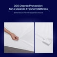 thumbnail image 6 of California Design Den 2-Pack Zippered Queen Mattress Encasement - Waterproof Mattress Protector - All Six Sided - To Fit Queen Size Mattress Cooling Cover - Premium Noiseless & Absorbent Cover, 6 of 7