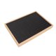 thumbnail image 3 of Caja de exhibición de almacenamiento de anillos con 100 ranuras, forro suave de cuero PU, estuche organizador de joyería negro multiusos ligero, 3 of 5
