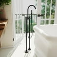 thumbnail image 7 of Dreamline Ftcb4008x Caribbean Floor Mounted Tub Filler - Nickel, 7 of 7