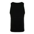 thumbnail image 2 of 30 Singles Ring-Spun Fabric Tank Top - Black XL, 2 of 2