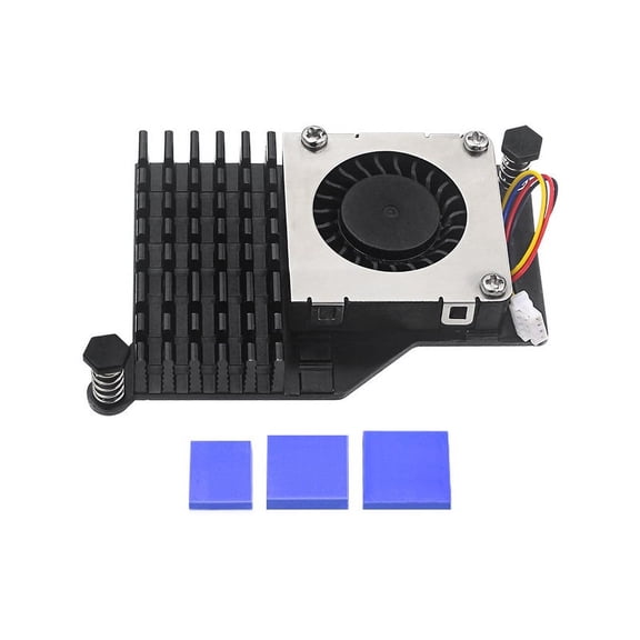Suitable for Raspberry pi5 aluminum heat sink blower fan