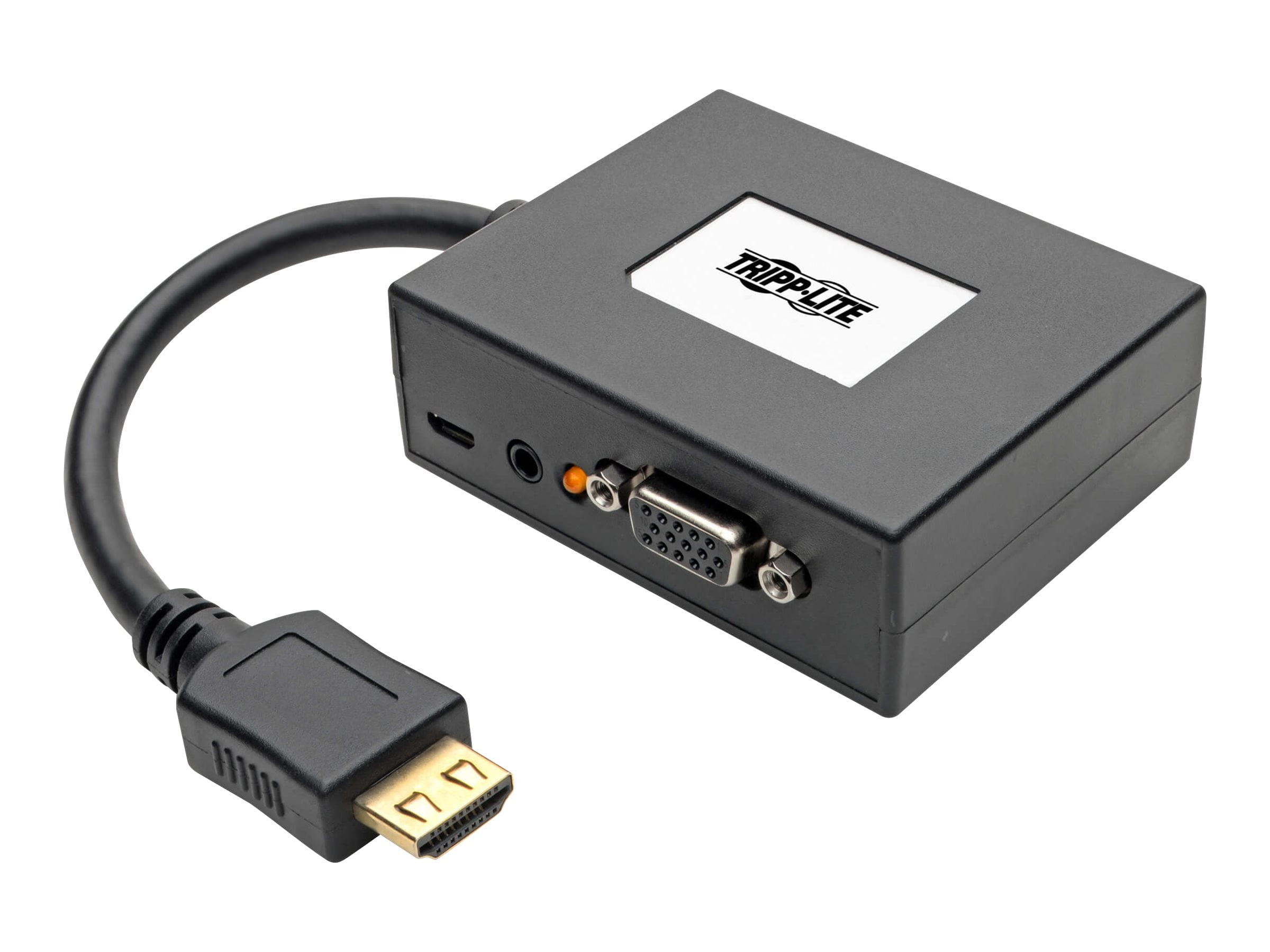 Tripp Lite 2Port HDMI to VGA + Audio Adapter / Splitter, 1920 x 1440