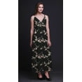 thumbnail image 4 of Bimba Bird Printed Adjustable Spaghetti Strap Long Maxi Dress Summer Beachwear-XX-Large, 4 of 6