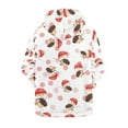 thumbnail image 2 of Xoenoiee Hedgehog and Mushroom Print Trendy Clothes for Teen Girls Boys Zip Up Hoodie Sweatshirt with Pocket Kids Fall Jacket Long Sleeve Casual Coat Outfits, M, 2 of 7