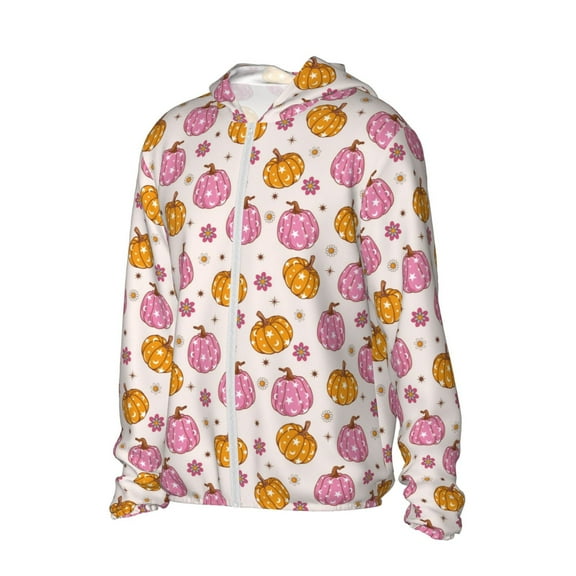 Picia Fall 70s Groovy Hippie 1 Women's Men's UPF 50 Sun Protection Hoodie Shirt Long Sleeve SPF Fishing Outdoor UV Hiking Lightweight Shirts-Small