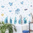 thumbnail image 2 of Adhesivos de pared con animales marinos, tortugas marinas, medusas y peces para niños, 2 of 4