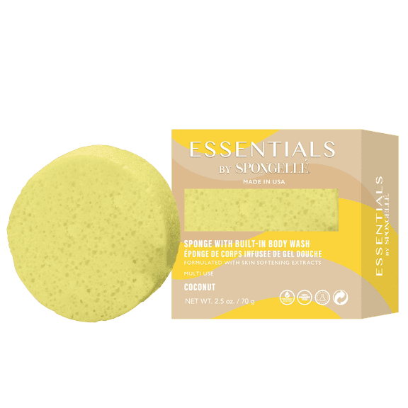 ESSENTIALS BY SPONGELLE - MENS BODY BUFFER - LEMONGRASS