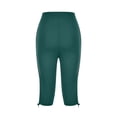 thumbnail image 6 of felwors Womens Capris for Summer 2026 Casual Yoga Gym Capri Leggings with Drawstring Shorts High Waisted Cropped Beach Pants (Dark Green, M), 6 of 7