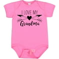thumbnail image 3 of Inktastic I Love My Grandma Heart and Arrows Boys or Girls Baby Bodysuit, 3 of 5