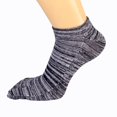 thumbnail image 1 of Calcetines de algodón para hombre, divertidos, informales, atléticos, para correr, tobillo, cinco dedos, 3 pares(Negro)(Estilo masculino), 1 of 5