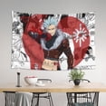 thumbnail image 3 of My Hero Academia Tapestry, Anime Wall Poster Art, Wall Tapestry For Bedroom Living Room Dorm Room, Wall Hanging For Festival Party Events Background Photography Backdrop, 60x40 Inch, 3 of 9