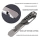 thumbnail image 3 of Multi-functional Titanium Pry Bar,pocket Pry Bar Screwdriver,bottle Opener Outdoor Tool Wrench. (stone Washed Gray), 3 of 5