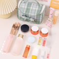 thumbnail image 5 of Convenient Travel Zipper Bowknot Storage Bag Wash Bag Beauty Pouch Toiletries Organizer Cosmetic Bag Makeup Bag YELLOW, 5 of 8
