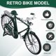 thumbnail image 4 of Kit de Montaje DIY Mini Modelo de Aleación Bicicleta Retro Nostálgica 1:10 Juguete Divertido DIY para Cultivar la Capacidad Práctica de los Niños, 4 of 9