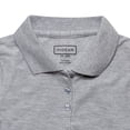 thumbnail image 4 of INGEAR Women's Short Sleeve Polo Shirts, Casual Collared Golf Tops, 2 Pack Gray XXL, 4 of 6
