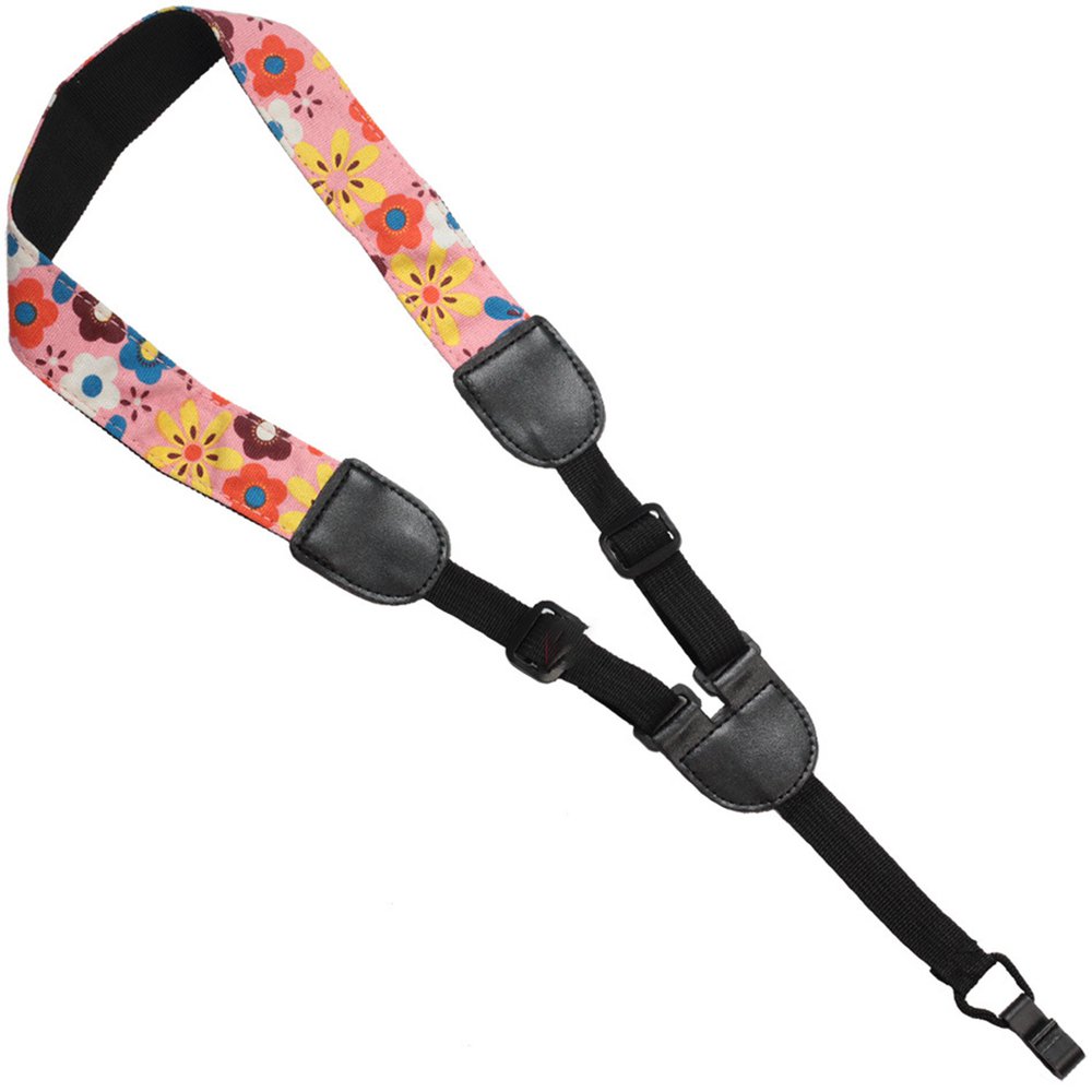 US13 Nylon Ukulele Strap Durable Adjustable Ribbon Clipon Hawaii