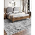 thumbnail image 4 of VEVOR Area Rug, 9 x 12 ft Large Washable Boho Rug, Non-Slip and Tear-Resistant Soft Carpet, Pet & Child Friendly Bohemian Area Rugs, Indoor Mat for Bedroom, Living Room, Kids Room, Office, Gray, 4 of 9