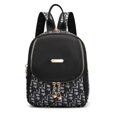 thumbnail image 1 of Mochila estampada para mujer, mochila de tres usos, mochila pequeña, bolso cruzado diagonal de un solo hombro, 1 of 5