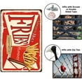 thumbnail image 4 of 1pc Vintage Metal Tin Sign 8x12 inch Retro Iron French Fries Sign Rust Look Always Hot Yummy Fries Poster for Home Kitchen Restaurant Cafe Fast Food Shop Wall Decor, 4 of 9