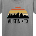 thumbnail image 4 of Inktastic Austin Texas Skyline Vintage Youth T-Shirt, 4 of 5