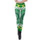 thumbnail image 2 of Pantalones ajustados de cintura alta con estampado de trébol del día de San Patricio para mujer, 2 of 5