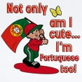 thumbnail image 2 of CafePress - Not Only Am I Cute I'm Portuguese Too! Infant Body - Baby Light Bodysuit, Size Newborn - 24 Months, 2 of 4