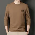 thumbnail image 4 of Sudaderas para hombre, cuello redondo, sin capucha, ropa para hombre, jersey, top sencillo, cuello redondo, camiseta blanca, estilo coreano de otoño, ofertas, 4 of 4