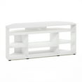 thumbnail image 5 of Furinno Jensen Corner TV Stand TV up to 55 Inches, White, 5 of 8