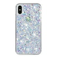 thumbnail image 4 of Allytechgroup Glitter Bling Case Compatible with Apple iPhone XR for Girls Women, Slim Fit Soft TPU Back Cover Anti-Scratch Bumper Shockproof Phone Case for iPhone XR, White, 4 of 5