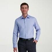 Men's Haggar® Premium Comfort Slim Fit Dress Shirt Color: Light Blue Solid Size: 18.5-34/35
