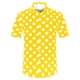 thumbnail image 1 of INSPIRE CHIC Camisa de lunares de verano para hombre, camisas hawaianas con patrón de manga corta y botones Amarillo M, 1 of 6
