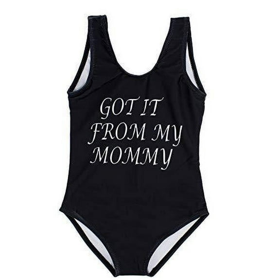 Styles I Love Summer Family Matching Swimwear Mommy and Me One-Piece Swimsuit Bathing Suit Beach Pool Swimwear