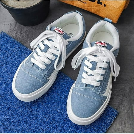 Fashion Slip On Sneakers for Women Men Classic Low Top Canvas Shoes No-tie Adjustable Lace Up Flats Women Summer Shoes Breathable Comfortable Casual Sneakers for Women Men Walking