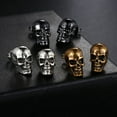 thumbnail image 2 of Halloween Skull Stud Earrings for Men Women Punk Hip-hop Creative Skeleton Ear Accessories Party Gifts Wholesale Jewelry OHE189, 2 of 6