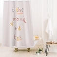 thumbnail image 1 of Society6 Hello Twiggs To The Moon And Back Shower Curtain 71" x 74", 1 of 3
