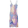thumbnail image 5 of Vibe Blooming Tulips Sleeveless Dress Woman Fashion Long Dresses Women's Summer Suit Dress Summer 2025 Women, 5 of 7
