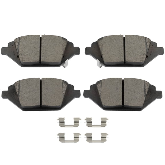 cciyu D1864 Front Ceramic Disc Brake Pads Kit For Chevrolet For Spark 2016-2022