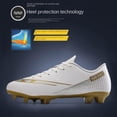 thumbnail image 6 of Unisex Leather Soccer Cleats with Lace-Up Closure - Turf Football Shoes for Men/Women/Youth Training Cleats for Soccer & American Football Shoes, 6 of 6