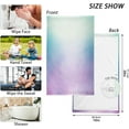 thumbnail image 3 of Dreamtimes Gradient Colors Cotton Face Towel Set 2 PCS, 16x28in Soft Feel Washcloths Rapid Water Absorption Drying Bath Towel Hand Towel for Bathroom, Spa, and Gym Towel14, 3 of 7